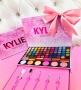 New | KYLIE MAKE UP-KIT Eyeshadow Palette With 5 Pcs Brush Wholesale
